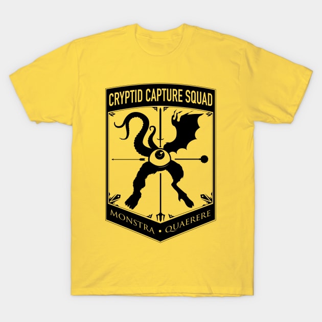 Cryptid Capture Squad T-Shirt by Cowdreybunga